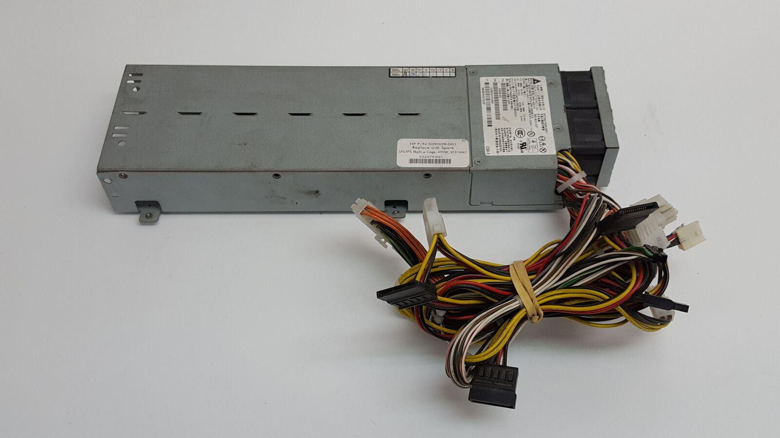 RPS 400 1 DPS 400AB 5 509009 001 hp 509009 001 power supply backplane with cage for proliant dl320 g6