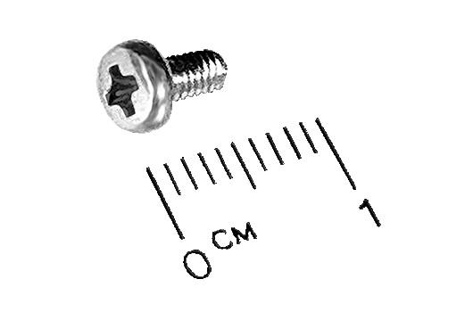 Screw, M2.5×4.5mm, Phillips, Pkg. of 5