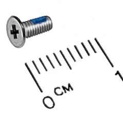 Screw, M2x4,8mm, D3.8, H0.3, Pkg. of 5
