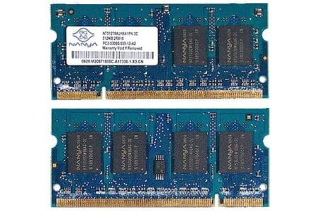SDRAM, 512MB, DDR2, 667